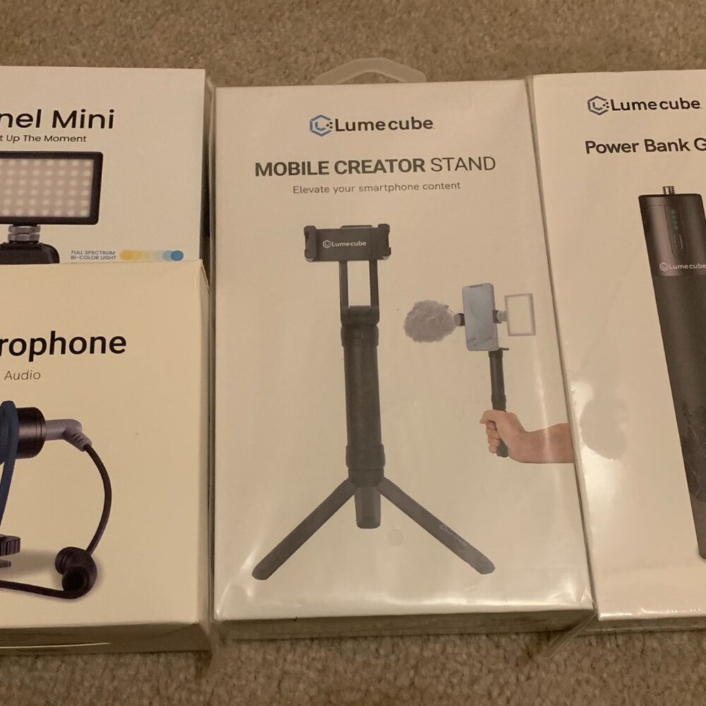 Bundle of 4 Lumecube Accessories (NEW)